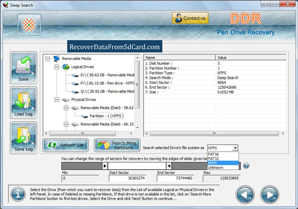 Windows 7 Recover Data from Pen Drive 5.3.1.2 full