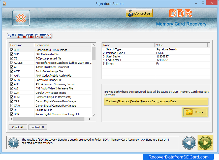 Recover Data from Memory Card